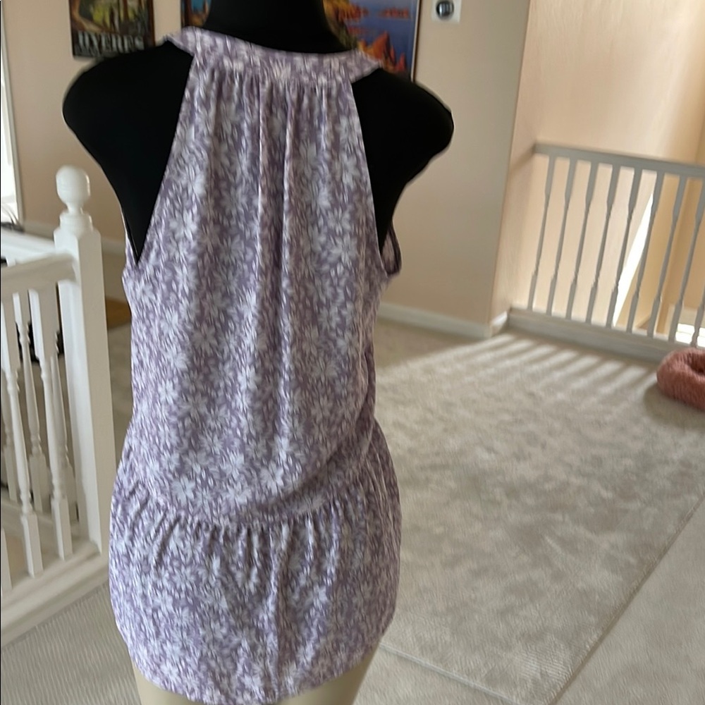 1. State Purple Tank Top Blouse - Picture 4 of 6